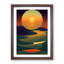 Stunning Abstract Sunset - Framed Print-625567632-625567638