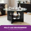 Table basse ronde en verre-1641957275