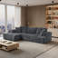 Canapé modulaire rembourré en L 3 pièces avec deux coussins Classic-1262529631-1262529624