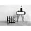 6 Bottle Tabletop Wine Bottle Rack in Black