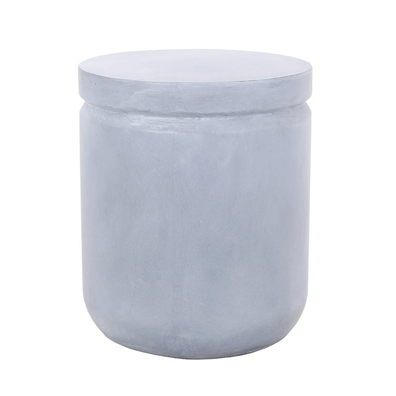 Outdoor Concrete End Table