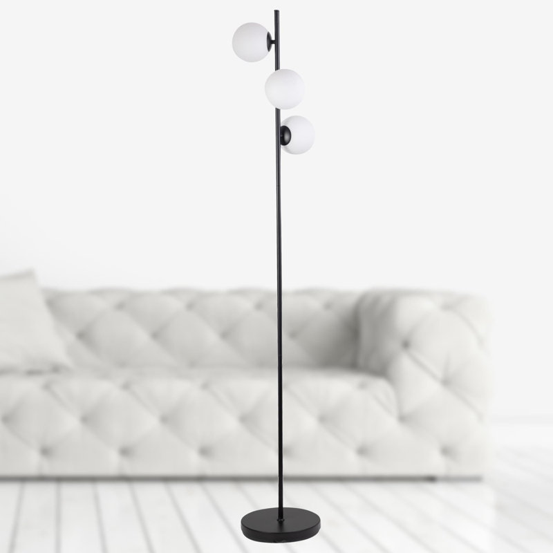 Gracie 160cm Novelty Floor Lamp, Black