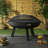 Harbour Housewares - Round Fire Pit Spark Guard - 72.5cm - Grey