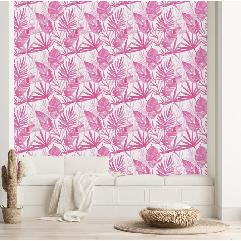 Panneau de papier peint floral Honya, L 2,08 pi x L 18,75 pi