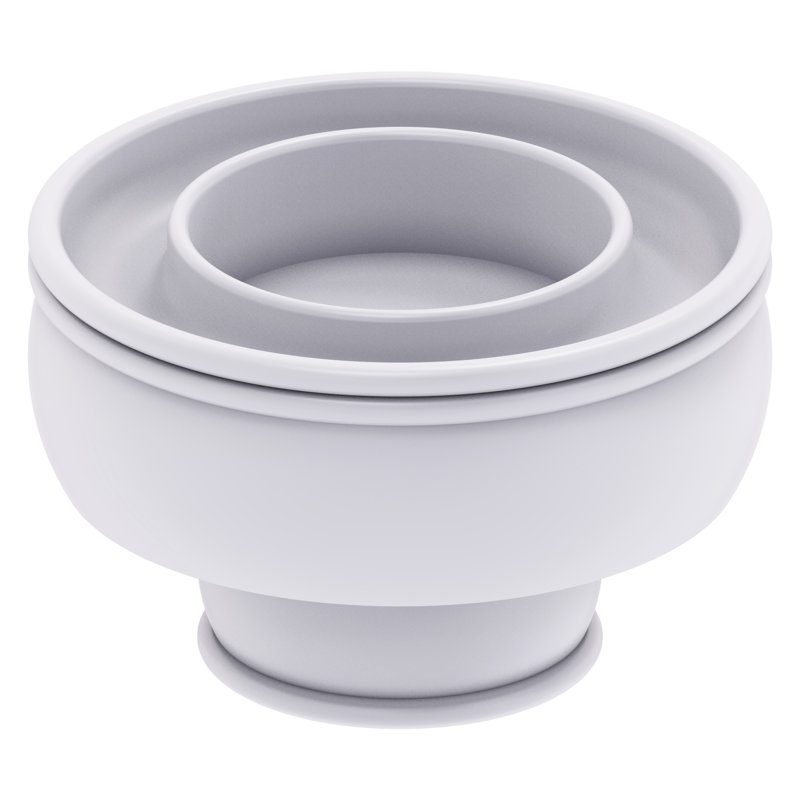 Photophore en laiton 1,75 po, Blanc mat