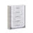 Desire Chest – Marble-Patterned Drawers With LED Side Panels And Metallic Trim For Spacious, Stylish Bedroom Organization