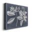 «Foliage On Navy IV», reproduction sur toile tendue-319652252