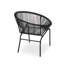 Chaise NUSA, structure en fer