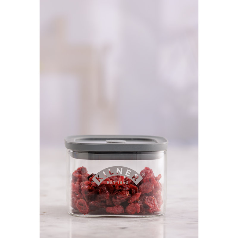Kilner Fresh Storage Square Jar 0.5L, 4