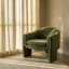Fauteuil lounge d'appoint en tissu Ennis-136124952