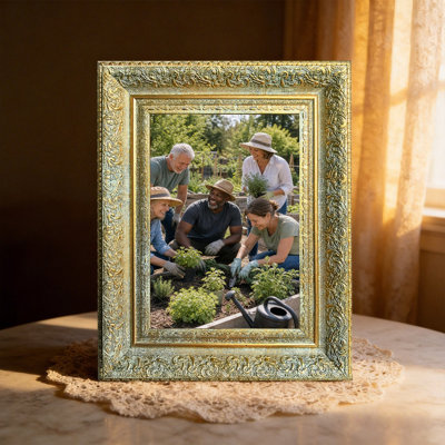 Elegant Picture Frame with Decorative Profile