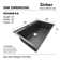 thumbnail image 2 of Sinber 33-Inch Drop-In Kitchen Sink – Single Bowl, 304 Stainless Steel, Satin Black HT3322S-BE 2 of 4
