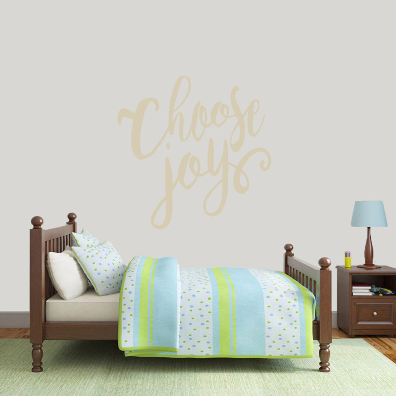 Décalcomanie murale choose joy, Beige