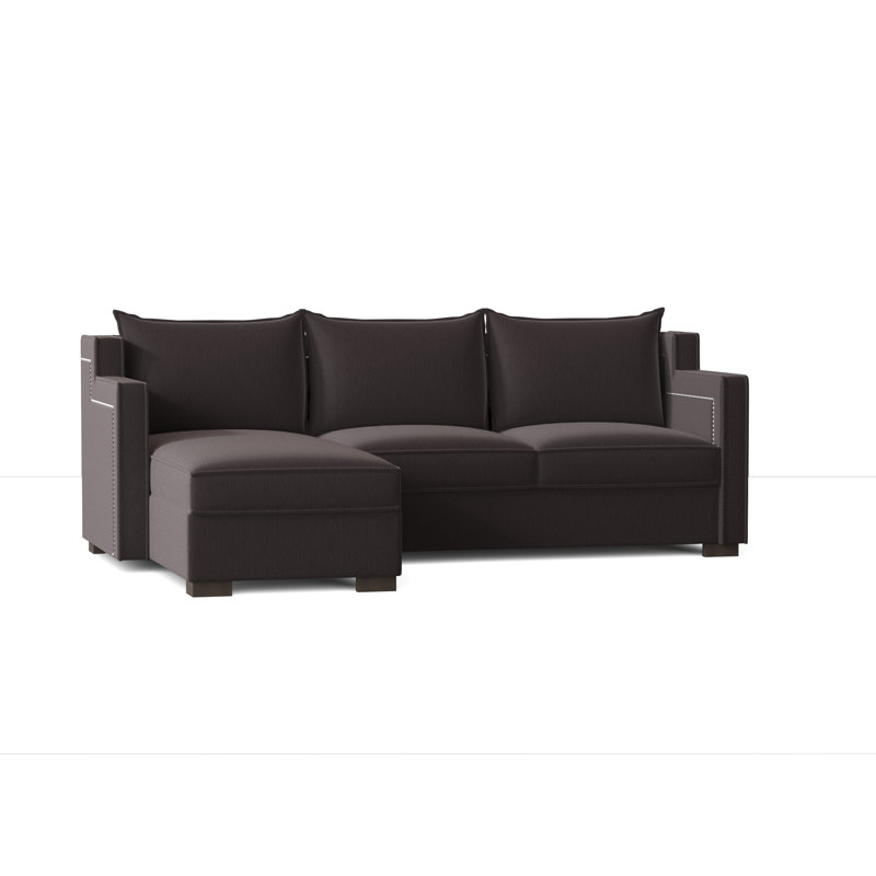 Parker Upholstered L-Shaped Sectional Left Hand Facing, Encore Moon Dust, Antique White