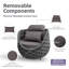 Ensemble de conversation intérieure / extérieure en corde de polyester doux pour 5 personnes et 4 bistro-558014021-557464241-562095603