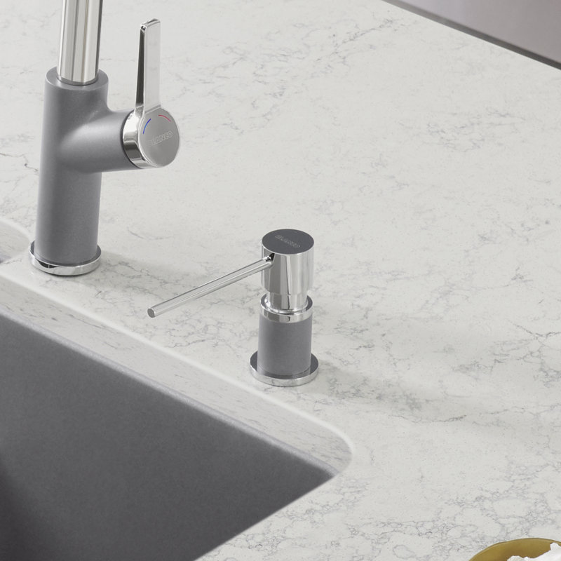 Lato Soap Dispenser, Metallic Gray