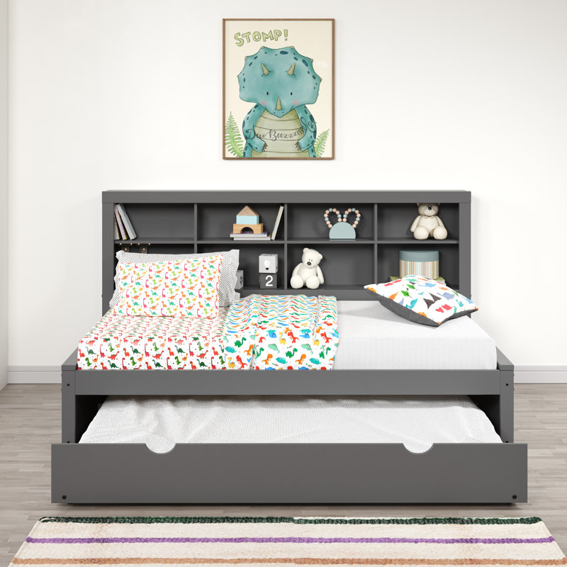 Lit simple pour enfants avec lit gigogne Hiam