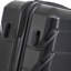 20"/24"/28" 3 Pcs/Set In ABS Spinner Wheel Luggage, Matching Colour , With Combination Lock (Black)
