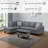 Flannel Storage Ottoman Living Room-2101498995