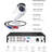 8CH DVR Security Camera System with 1TB HDD 1080P Outdoor Cameras Remote View Motion Sensor