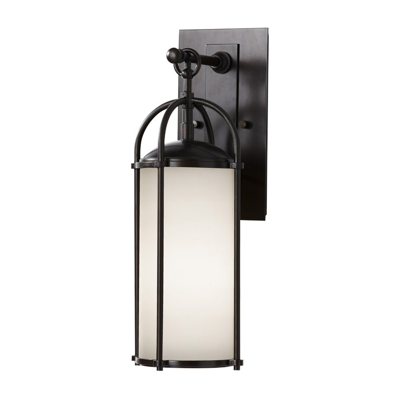 Lanterne moyenne Dakota de Génération Lighting , H 20,75 po x l 7,75 po / Espresso