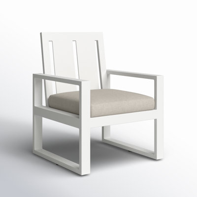 Camela Patio Dining Armchair With Cushion by AllModern