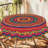 Washable Bohemian Watercolor Abstract Pattern Polyester Tablecloth