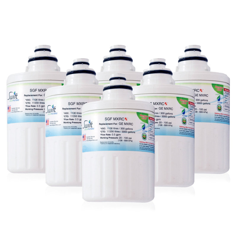Filtre à eau Swift Green Filtres pour réfrigérateur à eau compatible avec le modèle Fx de Fxx, Fxx, 469905, paquet de 6