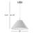 Finley 1-Light Adjustable Length Poly-Blend Single Pendant-67067738