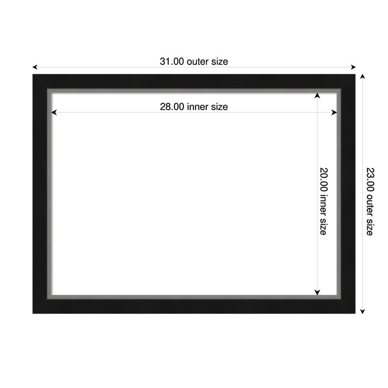 Organisateur de tableau magnétique effaçable à sec Eva, H 23 po x l 31 po
