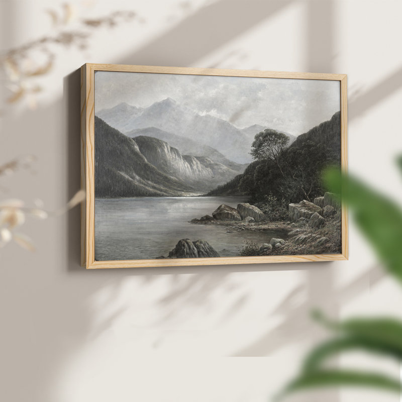 Paysages rétro-CECCXXI-impression encadrée - réversible, Naturel, H 11 po x l 14 po