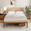 Midajah Bamboo Bed Frame with Slatted Headboard-91901704-105384338