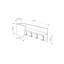 Almat Wall Mounted Required 5 - Hook Wall Mounted Coat Rack-662409500