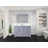 Dukes 48 in. W x 22 in. D Double Bath Vanity and 46 in. Mirror-74093206-112871488