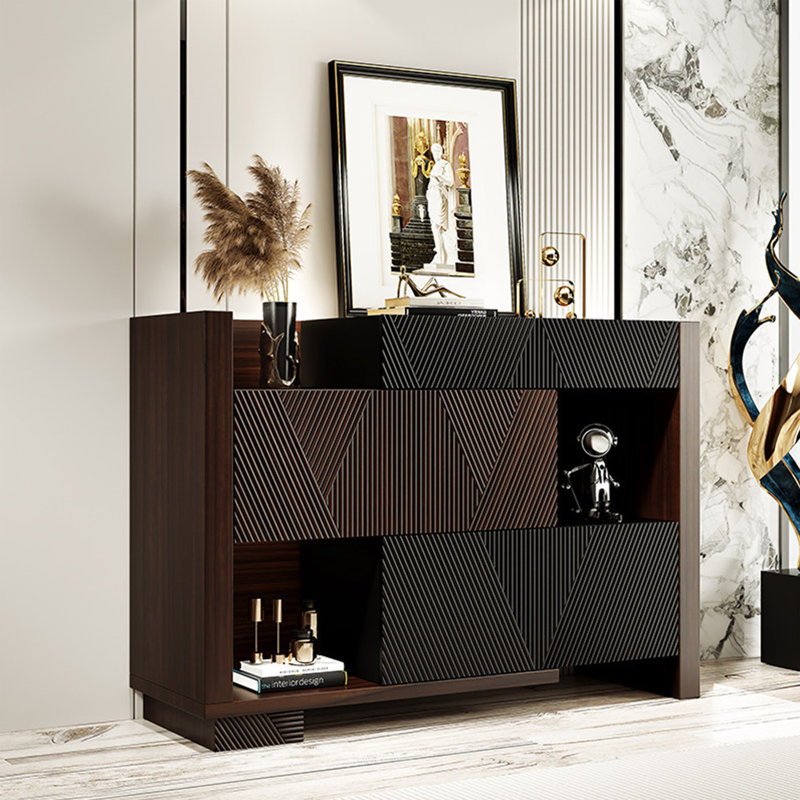 Armoire d'extension cloisonnée de style italien, Black/Brown