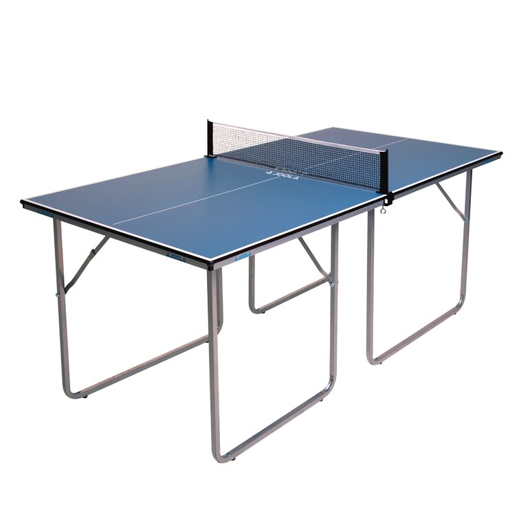 JOOLA Midsize Table Tennis Table - Mini Ping Pong Table and Foldable Game Table for Board Games, Puzzles - Card Table for Kids Playroom and Teens
