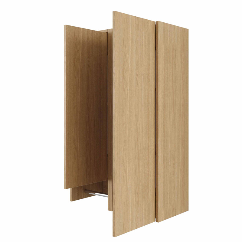 Armoire murale 24 po, 2 portes à fermeture douce, convenant à une petite salle de bain, bureau, pièce de rangement, chêne original