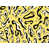 Noir / jaune abstrait
