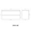 Ensemble de meuble-lavabo simple 48 po avec plateau en acrylique Maplecrest-239605421