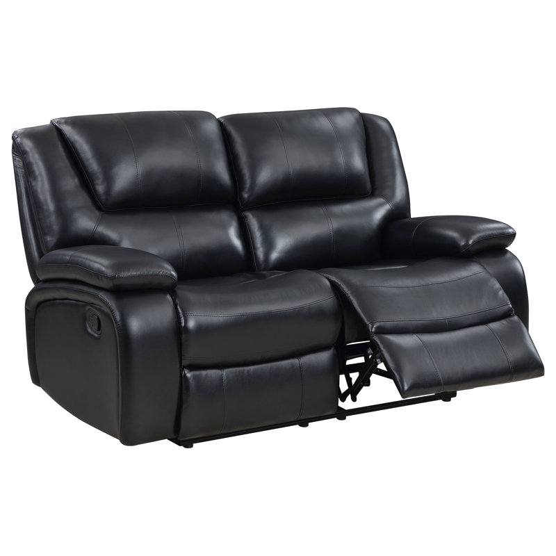 Causeuse noire inclinable Motion, Noir