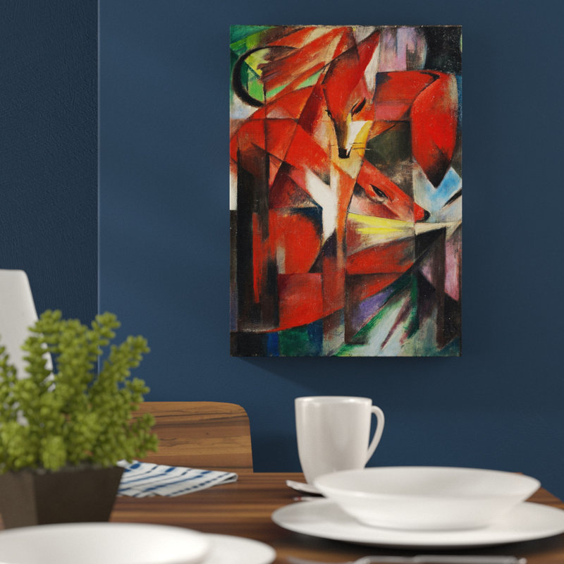 The Foxes by - Wrapped Canvas, 60cm H x 40cm W