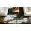 Blue Room Size Antique Artistic Chinese Dragon Design Peking Carpet