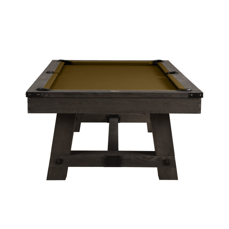 Table de billard en ardoise Playcraft Yukon avec installation professionnelle incluse, H 33 po x l 51 po x L 89 po, Taupe