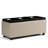 Avalon 42"W Upholstered Contemporary Rectangular Flip-Top Storage Ottoman with Hidden Storage-528804312