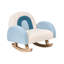Kids Rocking Chair Rainbow OMBO Boucle-1861015703
