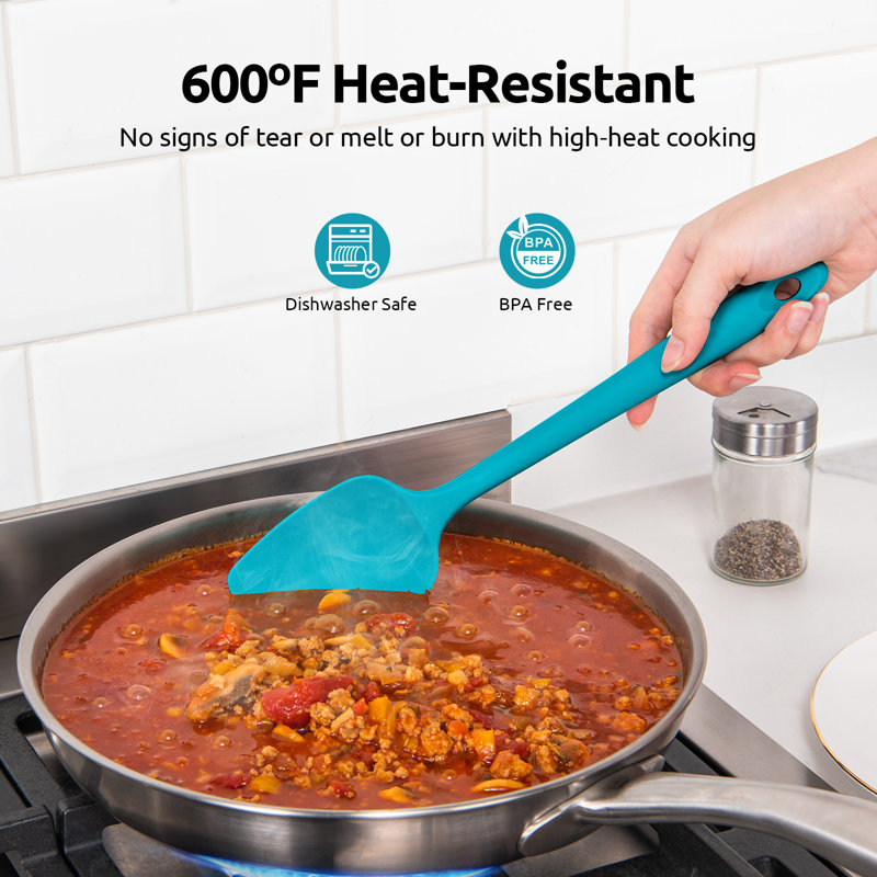 U-Taste Multicolor Heat-Resistant Silicone Spatula Set