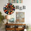 Horloge murale moderne en verre avec boules colorées avec chiffres et motifs