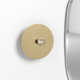 Hooke Single Light Steel Dimmable Flush Mounted Sconce