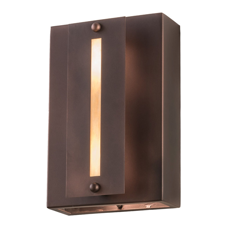 Moss Creek Creekside 2 - Light Flush Mounted Sconce, Cinnamon Coffee Metallic