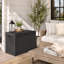 Boîte de rangement pour l'extérieur en résine durable de 50 gallons, idéale pour les meubles de jardin-131658053-131658055